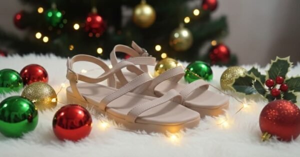 Sandalias Beige Minimalistas de Verano T36